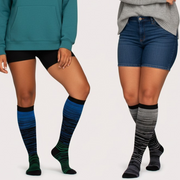 Pastels Wide Compression Socks