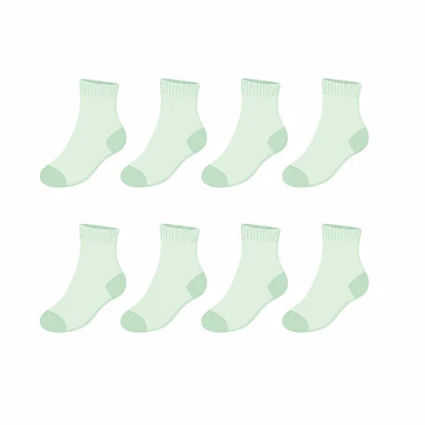 Eight-pair bundle option for LeafSock bamboo knee-high compression socks